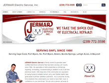 Tablet Screenshot of jermarelectric.net